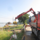 Räumung der Schanzgrabendurchlässe unter der L 190, der ÖBB-Bahntrasse und der Pipeline 