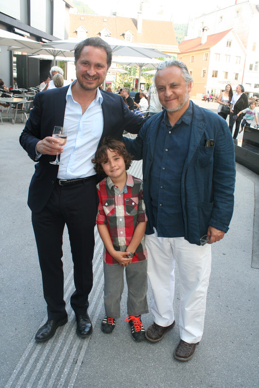 Yilmaz Dziewior_ Gabriel Orozco mit Sohn Simon_JPG-1373704909