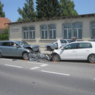 Frontalkollision in Höchst