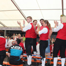 Internationales Trachtentreffen beim Bezirksmusikfest Au