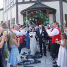 Hochzeit von Helga Bellak und Wolfgang Rothmund      