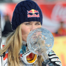 Abfahrt der Damen in Garmisch 2010