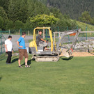 Spatenstich Volleyballplatz Fraxern