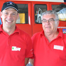 83 Vizekommandant Markus Mayr und Feuerwehrman Fred _Franz Semmler__JPG-1375382650