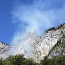 Waldbrand in Seebach am Attersee
