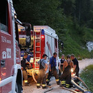 Waldbrand bei Weißsee