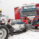 Hörbranz: Kollision zwischen Pkw und Lkw