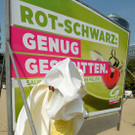 Wahlkampf: Plakate der Grünen