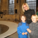 Mag. Sabine Fröhlich mit Tristan und Bernhard