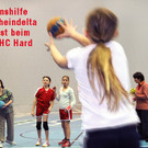 Junge Handballerinnen luden die Lebenshilfe ein