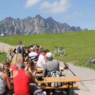 Älplerfest beim Berghaus Mattajoch/Gamp
