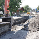 Kanalarbeiten und Radwegnetzerweiterung im Vorach
