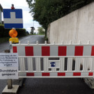 Straßensperre Haldenweg