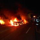 Pkw-Vollbrand in Böheimkirchen