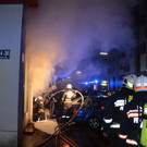 70 Feuerwehrleute bei Kellerbrand in Wien-Brigittenau im Einsatz
