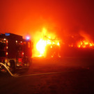 Großeinsatz bei Vollbrand der Scheimhütte auf der Hohen Wand