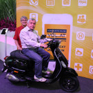 Erste Teilnehmer des Vespa-Gewinnspiels