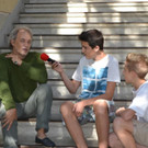 33 Die Radio-Workshopteilnehmer Medaur und Clemens interviewen den K__nstler Bram Wiersma_JPG-1378577768