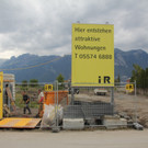 Erste Bilder vom Aushub