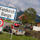 Fahrsilo wurde geteert
