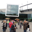 Auftritt vor dem Festspielhaus