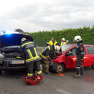 Einsatz bei Unfall in Ternitz-Rohrbach