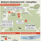 Schauplätze des Blutbades
