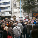 Demo gegen den Umbau der Mariahilfer Straße
