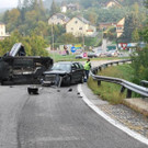 Verfolgungsjagd nach Autodiebstahl in Wien Floridsdorf: Crash mit Polizeiauto
