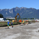 Bauarbeiten Impulszone Römergrund