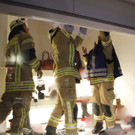 Brand in Schuhgeschäft