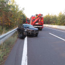 Unfall auf der A2 in Niederösterreich (Rampe zur S6)