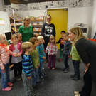 Kindergarten Röthis besucht die Bücherei
