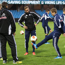 Abschlusstraining der Bullen