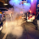 Brand in Roseggerstraße