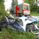 Motorradunfall auf der Langener Straße