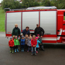 Ausfahrt mit dem Feuerwehrauto