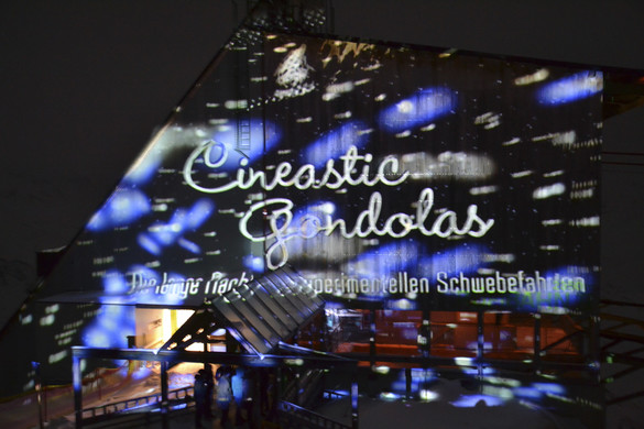 Ein großartiges Erlebnis nicht nur für die Augen: Bekannte DJs ergänzen die „cineastic gondolas“ mit frischem Sound
