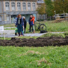 12 Vereinsmitglieder und interessierte Zaung__ste beobachteten die Feldbestellung_JPG-1381599079