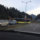 Stau vor dem Achraintunnel