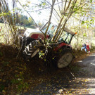 Traktor in Feistritz am Wechsel/Bezirk Neunkirchen abgestürzt