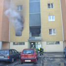 Brand in Neunkirchner Mehrparteienhaus 