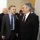 Oscar Waltz zu Besuch im Bundeskanzleramt in Wien