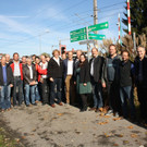 Radwegweisung Vorarlberg mit Start in in Lochau am Bodensee