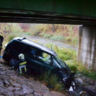 Niederösterreich: Gestohlenes Auto nach Unfall unter Brücke versenkt