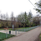 Neue Hundezone im Ferdinand-Wolf-Park in Wien-Penzing