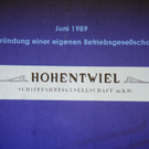 Auswasserung der DS Hohentwiel