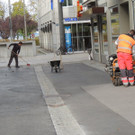    Erneuerung des Kopfsteinpflasters 