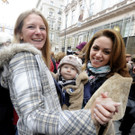 Tanz in den Fasching 2013: Wiener tanzten um 11:11 Uhr am Graben
