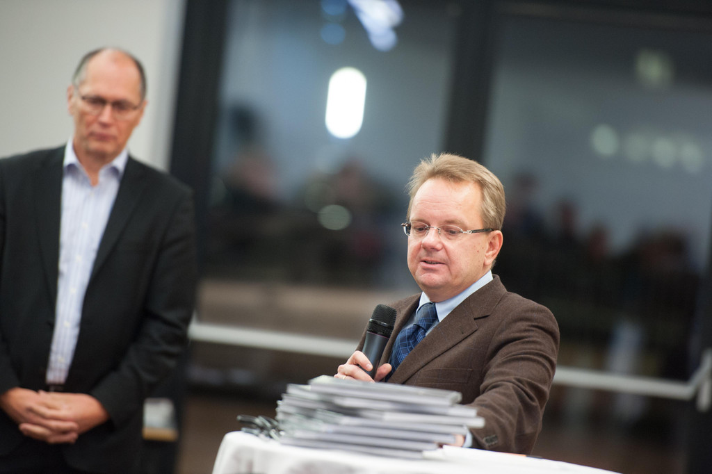 Thomas Kohlert vom Bundesministerium für Wirtschaft, Familie und Jugend referierte über die Bedeutung von Design in der Wirtscha